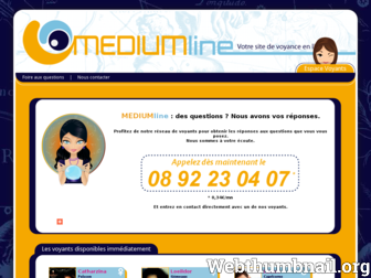 mediumline.fr website preview