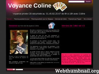 voyance-coline.com website preview