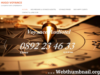 hugo-voyance.fr website preview
