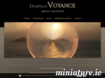 domitille-voyance.fr website preview