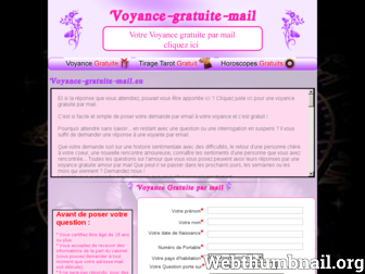 voyance-gratuite-mail.eu website preview