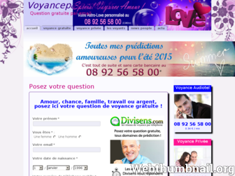 voyanceparemail.fr website preview