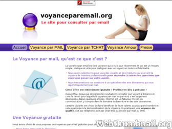 voyanceparemail.org website preview
