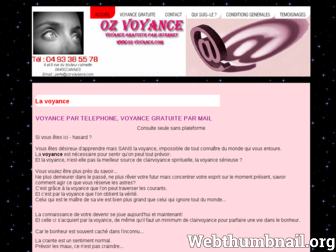 oz-voyance.com website preview