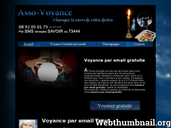 asso-voyance.com website preview
