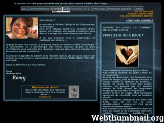 voyanceprecise.com website preview