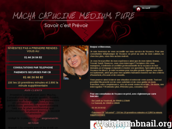 machacapucinemediumpure.com website preview