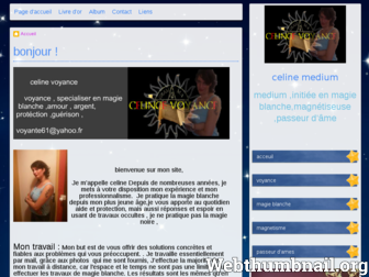 celinemediums.com website preview