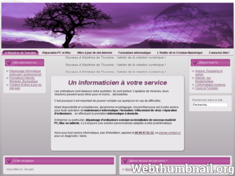 baroussewebcreation.fr website preview