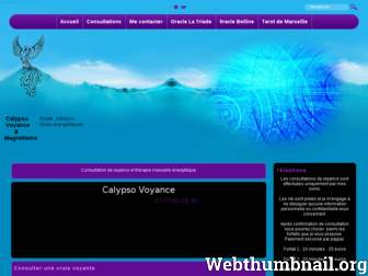 calypso-voyance.com website preview