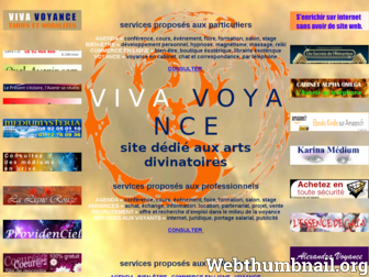viva-voyance.com website preview