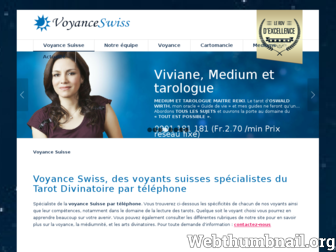voyanceswiss.net website preview