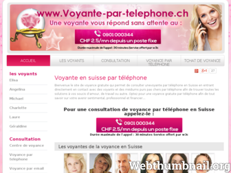 voyante-par-telephone.ch website preview