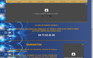 samvoyance.com website preview