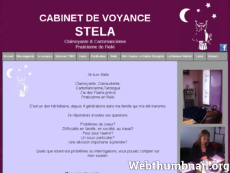 stela-voyance.ch website preview