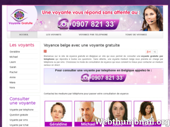 voyantegratuit.be website preview