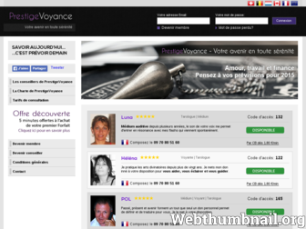 prestigevoyance.fr website preview