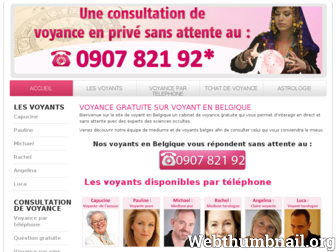 voyantenbelgique.be website preview