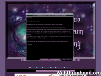 moony.forumactif.com website preview