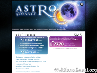 astrovoyance.tv website preview