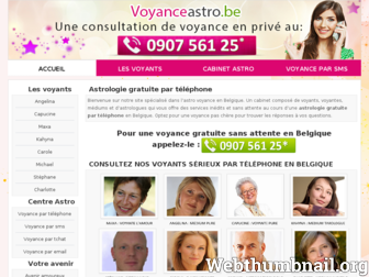 voyanceastro.be website preview