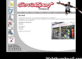 gervaisport.com website preview