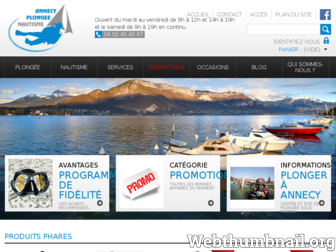 annecyplongee.com website preview