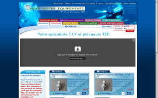 underwater.fr website preview