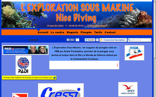 exploration-sous-marine.fr website preview