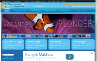 vacancesplongee.free.fr website preview