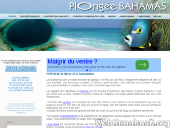 plongee-bahamas.net website preview