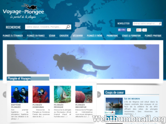 voyage-plongee.com website preview