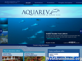aquarev.fr website preview