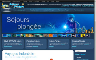 sejoursplongee.free.fr website preview