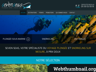 sevenseas-voyages.fr website preview
