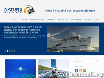 voyageplongee-nature.fr website preview