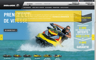 sea-doo.fr website preview