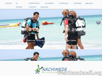 djerbaplongee.fr website preview