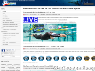apnee.ffessm.fr website preview