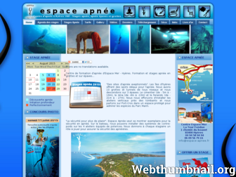 espace-apnee.fr website preview