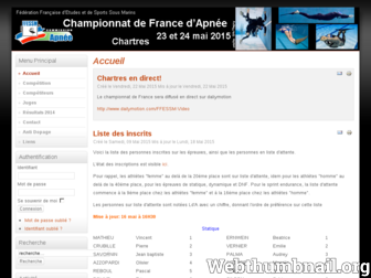 2015.apnee-france.fr website preview