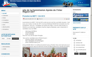 apnee.ffessm-est.fr website preview