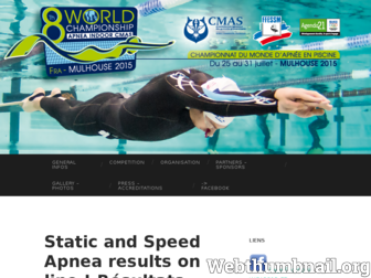 worldapneachampionship2015.fr website preview