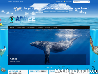 plongee79.com website preview