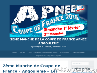 coupedefranceapneeangouleme.wordpress.com website preview