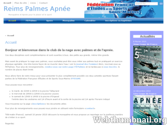 reims-palmes-apnee.org website preview