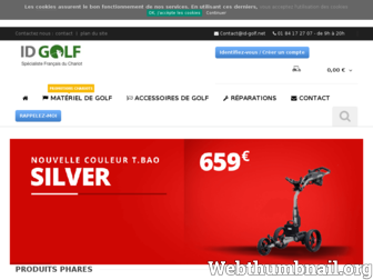 id-golf.net website preview
