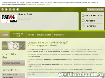 materiel-golf-champigny.fr website preview