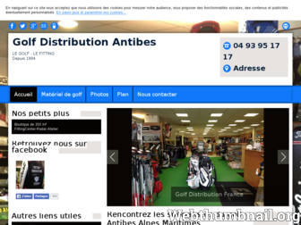 golf-distribution-antibes.fr website preview