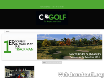 co-golf.com website preview